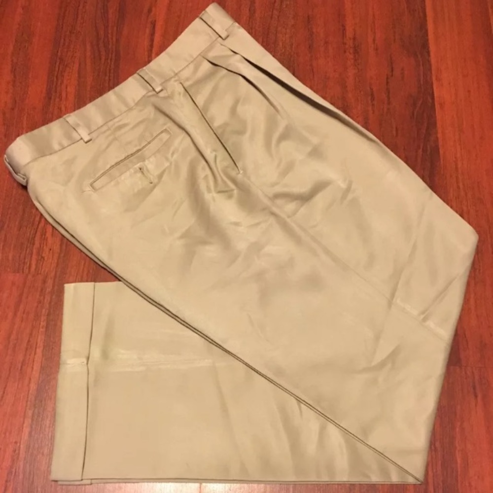 Savane Men’s Pants 34x30 Micropolyester Cuff Leg